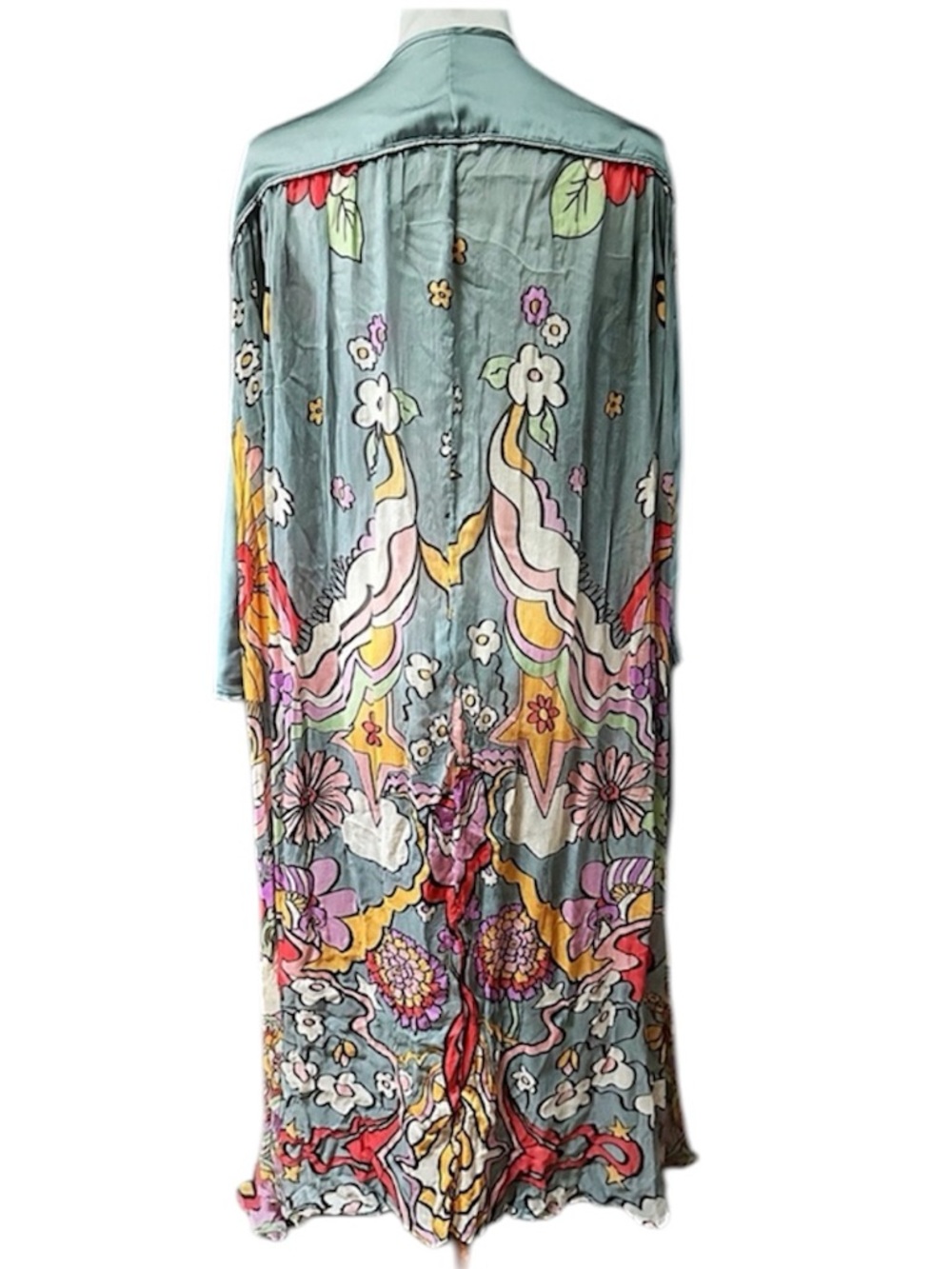Free People Monarch Kimono in Seafoam RARE One size - Picture 6 of 15